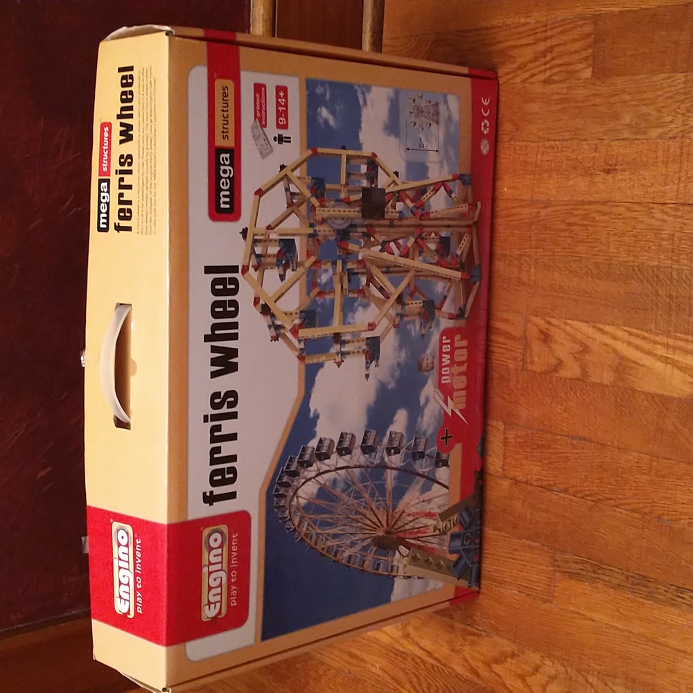 Engino Ferris Wheel & Power Motor 2012 Mega-structures 890 Pieces 26" - X1